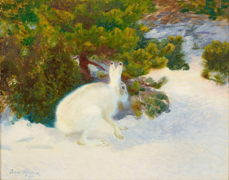 Winter Hare - Bruno Liljefors