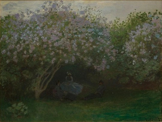 Lilac, gray weather W203 - Claude Monet