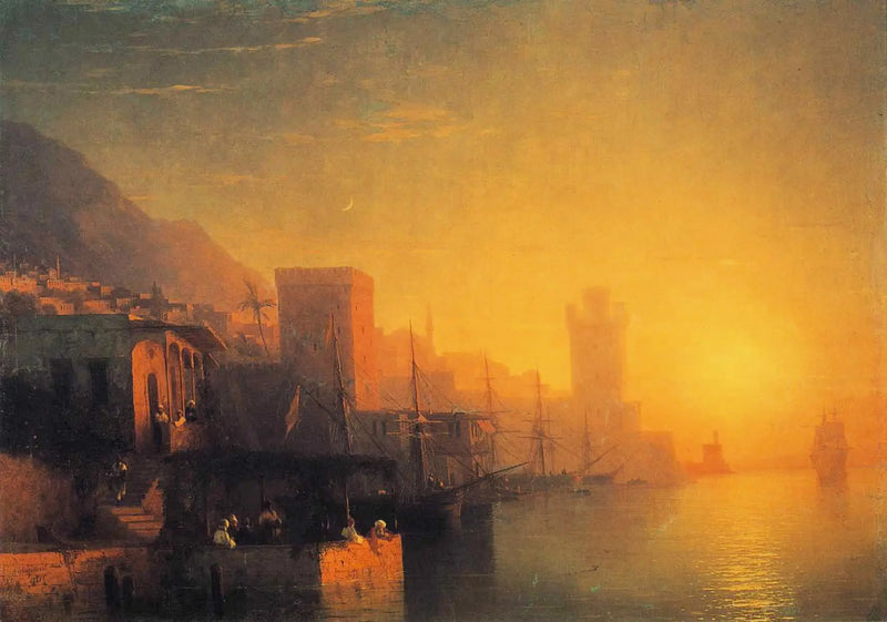 The Island of Rhodes - Ivan Aïvazovski