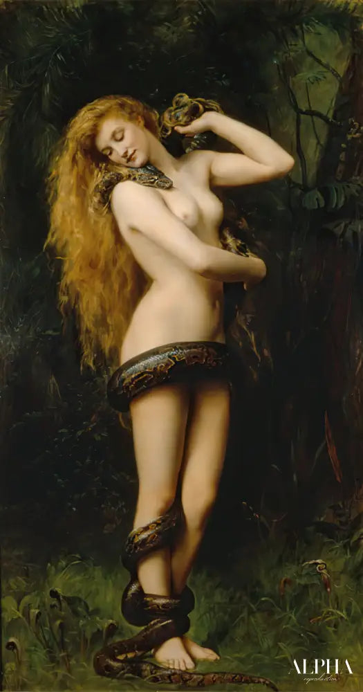 Lilith de John Collier - Reproductions de tableaux et peintures haut de gamme