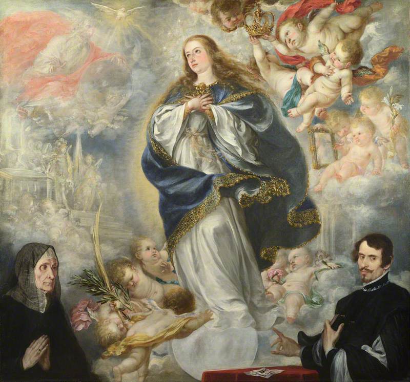 The Immaculate Conception with two donors - Juan de Valdés Leal