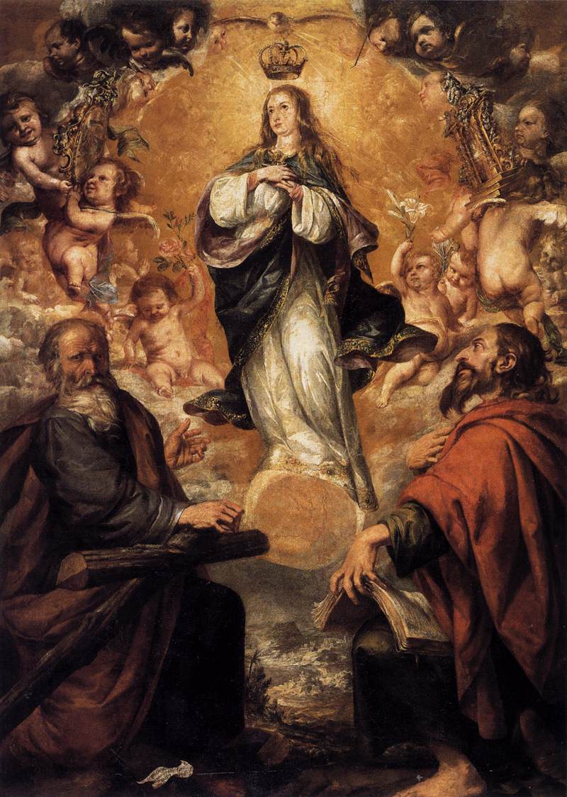 The Immaculate Conception with Saint Andrew and Saint Paul - Juan de Valdés Leal