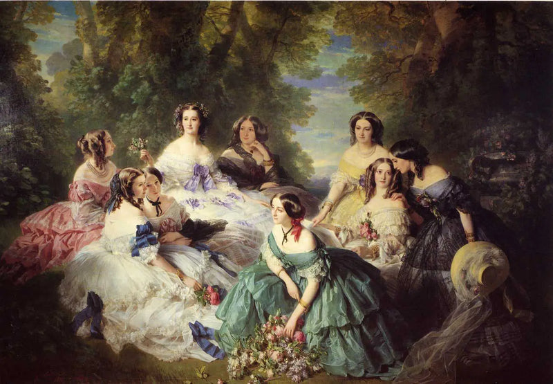 Empress Eugénie surrounded by her ladies-in-waiting - Franz Xaver Winterhalter