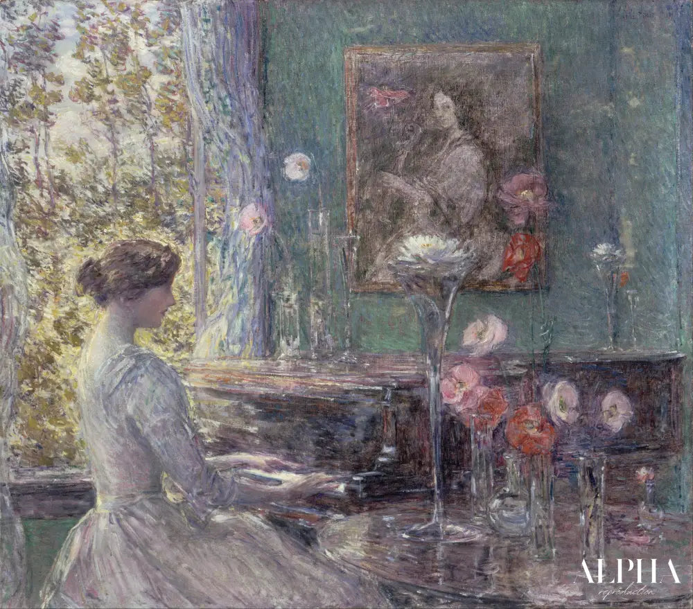 L'improvisation - Childe Hassam - Reproductions de tableaux et peintures haut de gamme