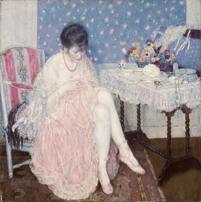 Torn Lingerie - Frederick Carl Frieseke