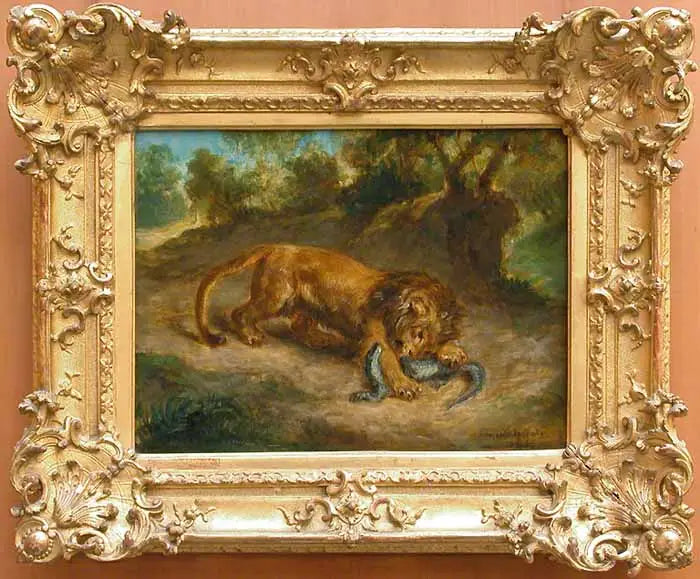 Lion and Caiman - Eugène Delacroix