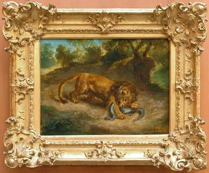 Lion and Caiman - Eugène Delacroix