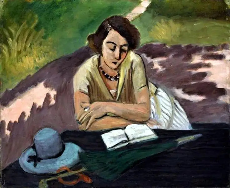 Reading Woman with Parasol - Henri Matisse