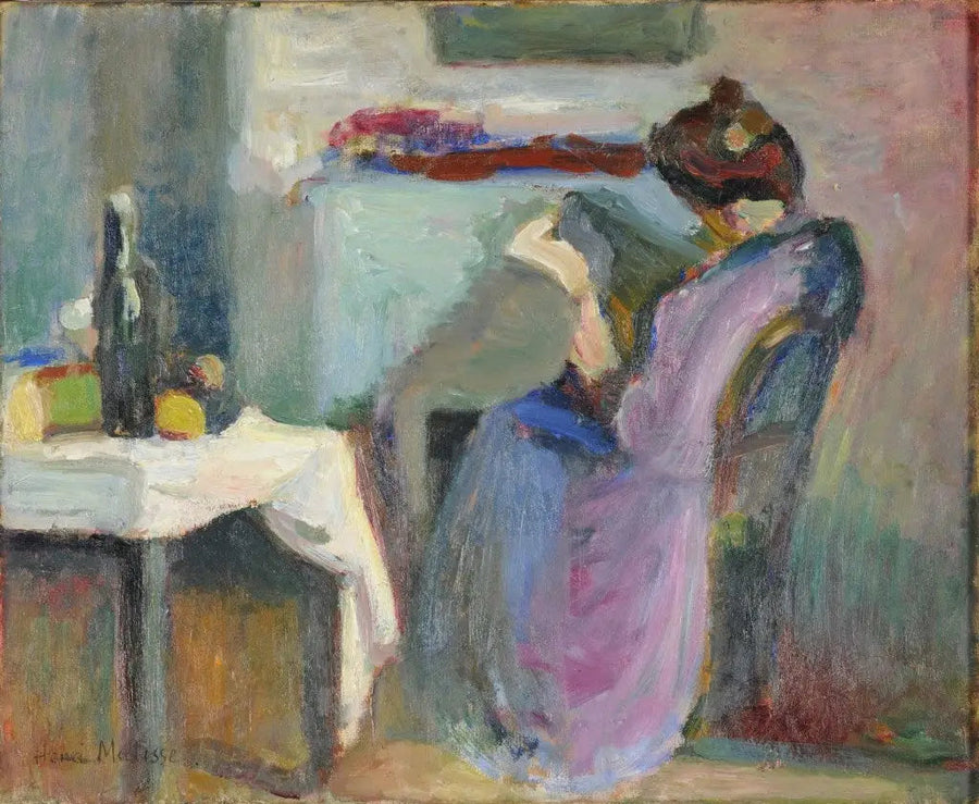 Reader in Purple Dress - Henri Matisse