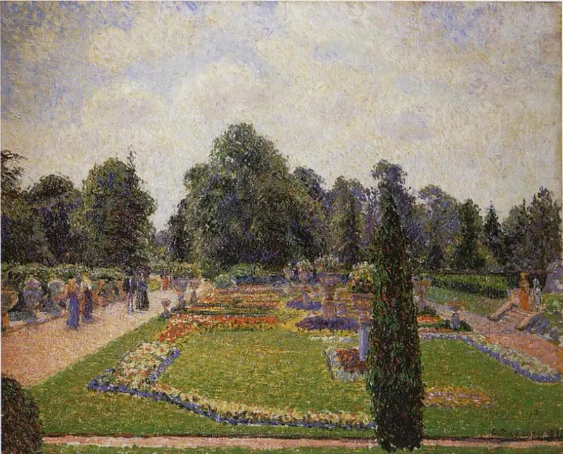London. Kew Gardens, path of the great greenhouse - Camille Pissarro