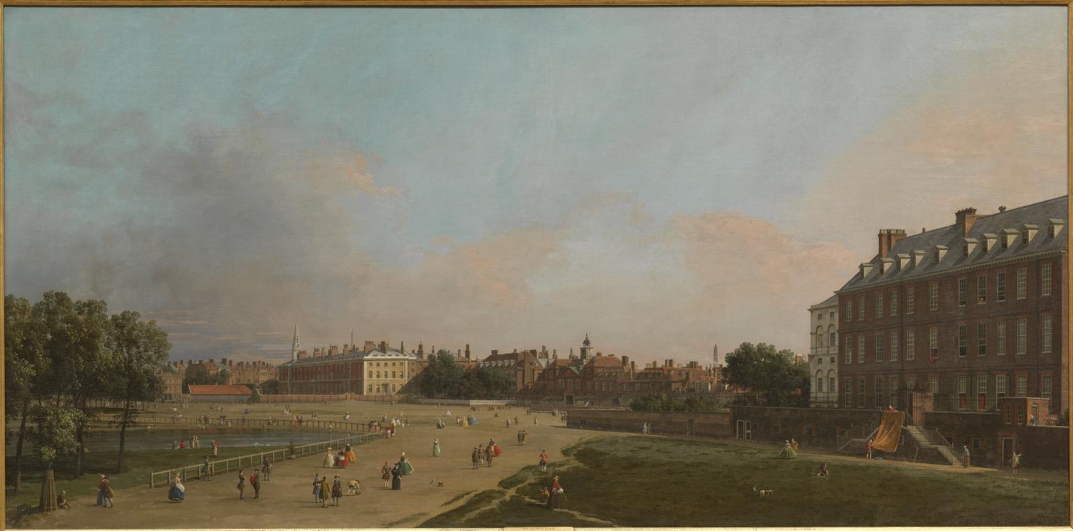 London: Old Horse Guards from St James's Park - Canaletto