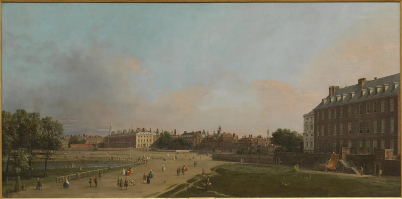 London: Old Horse Guards from St James's Park - Canaletto