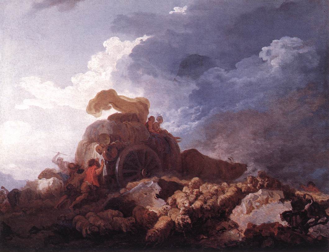 The Storm - Jean-Honoré Fragonard