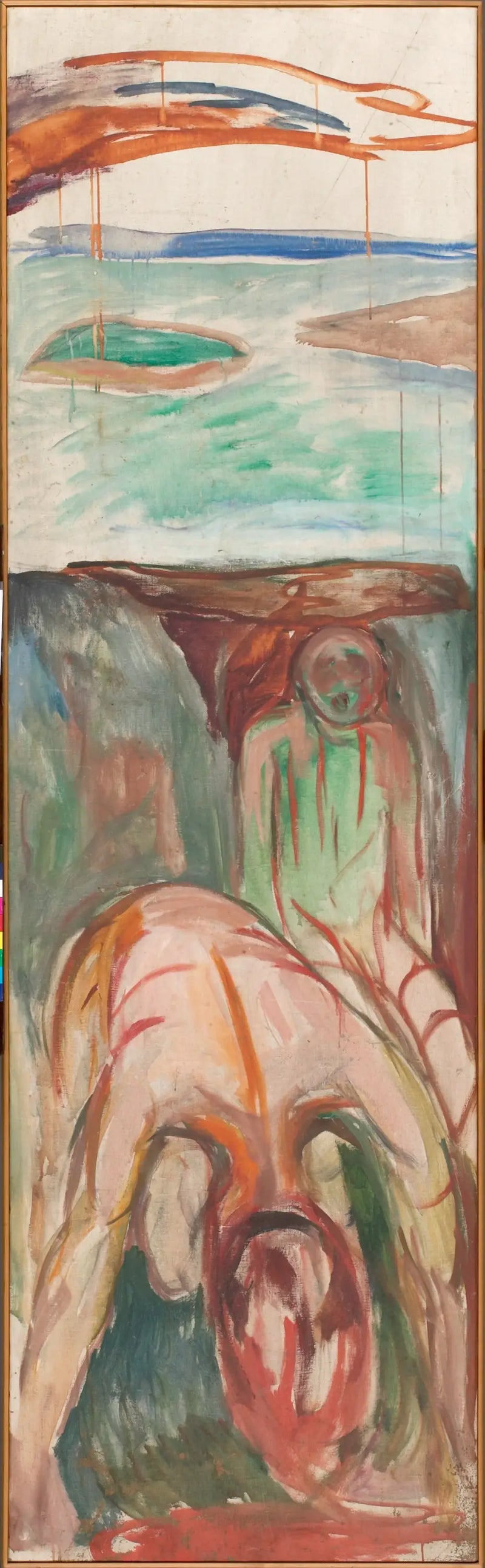 The Storm: right middle part - Edvard Munch