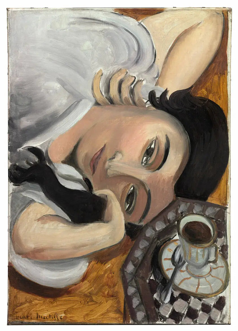 Lorette with the Coffee Cup - Henri Matisse