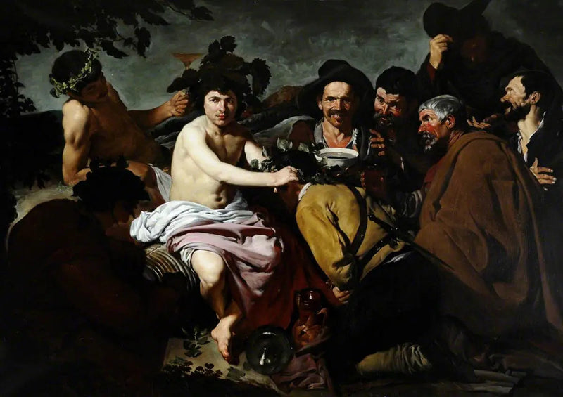 The Drunks (Le Triomphe de Bacchus) - Diego Velázquez