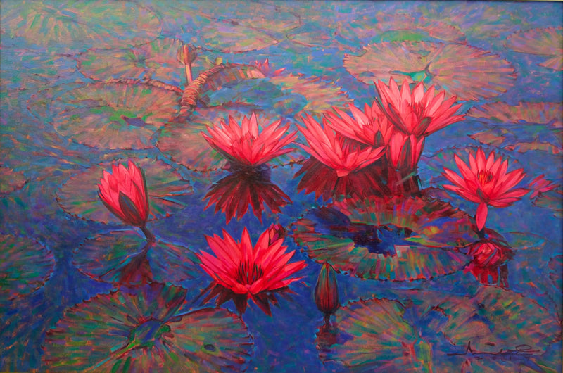 Pink Lotus | 80 x 120 cm
