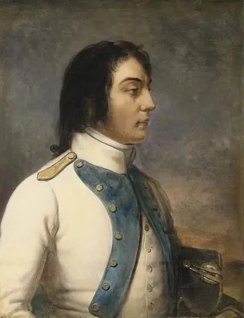 Louis-Charles-Antoine Des Aix de Veygoux, known as Desaix, captain in the 46th line infantry regiment in 1792 - Charles de Steuben