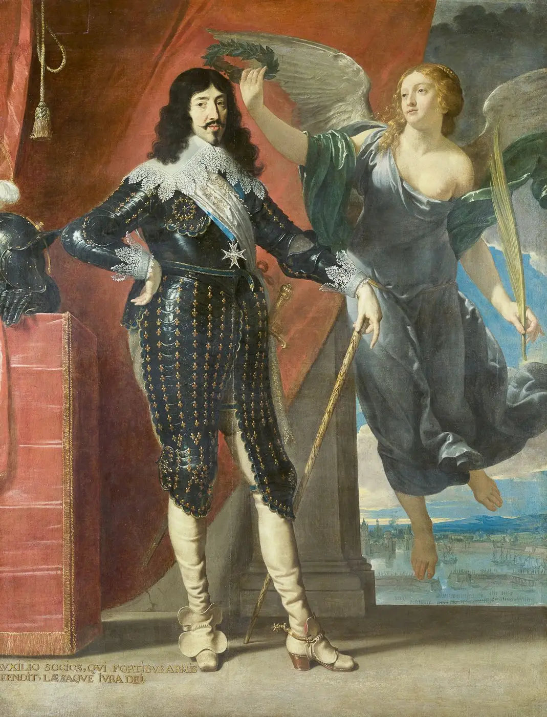 Louis XIII couronné par la Victoire - Philippe de Champaigne - Alpha Reproduction