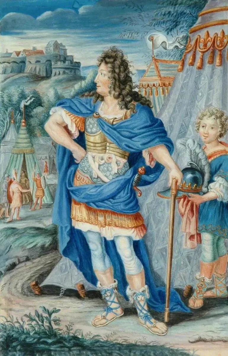Louis XIV as Roman Emperor - Pierre Mignard