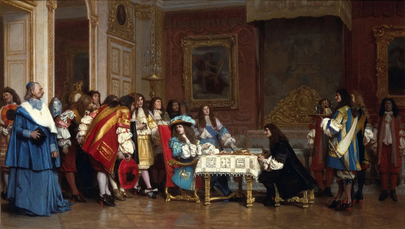 Louis XIV and Molière - Jean-Léon Gérôme
