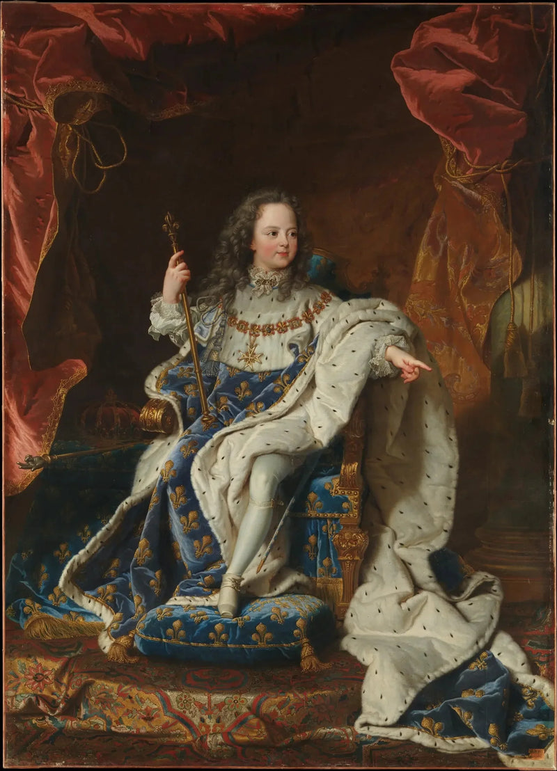 Louis XV of France, child - Hyacinthe Rigaud