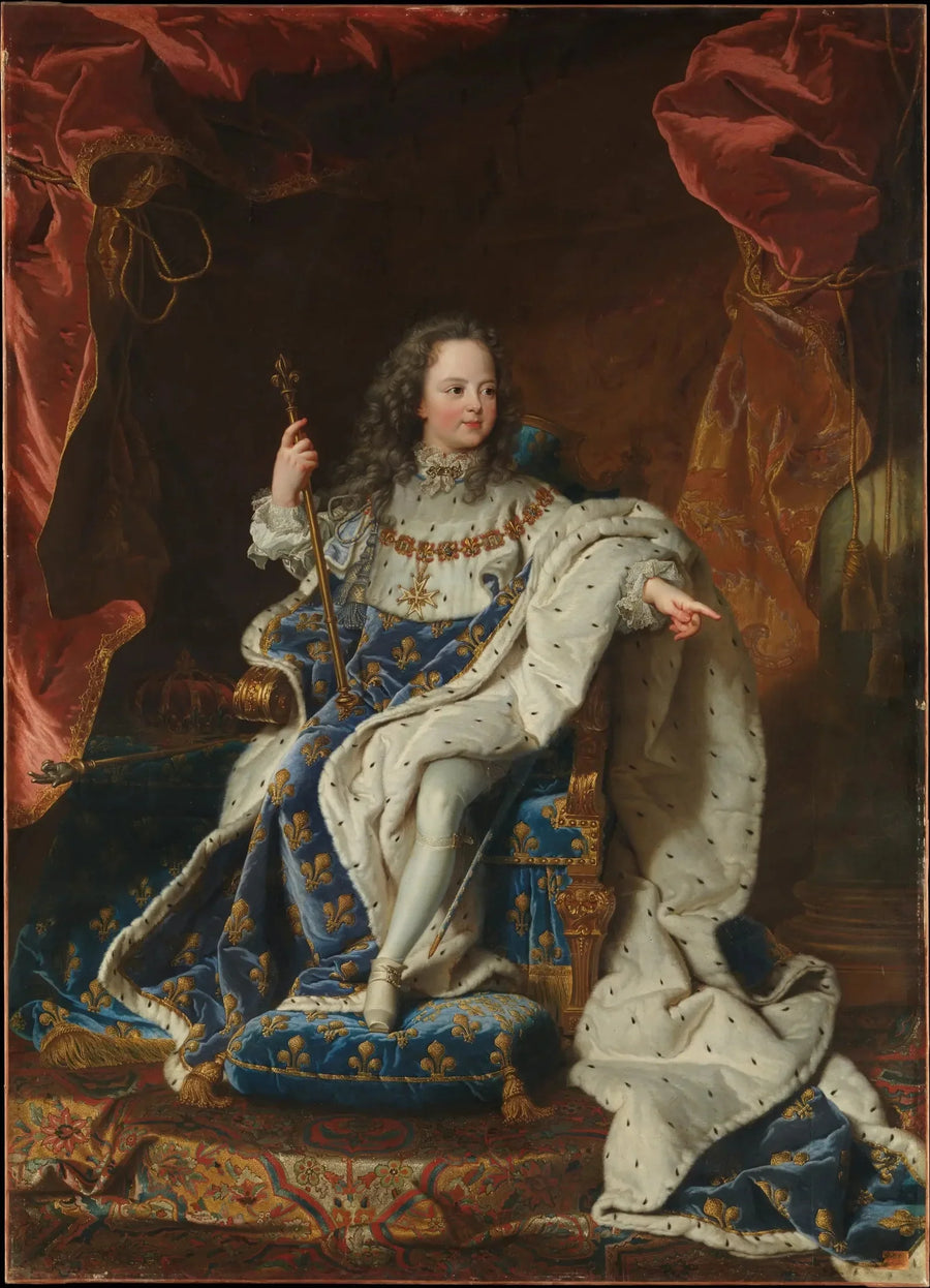 Louis XV of France, child - Hyacinthe Rigaud