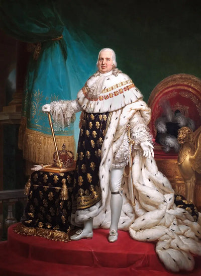Louis XVIII (1755–1824) roi de France - François Gérard - Alpha Reproduction