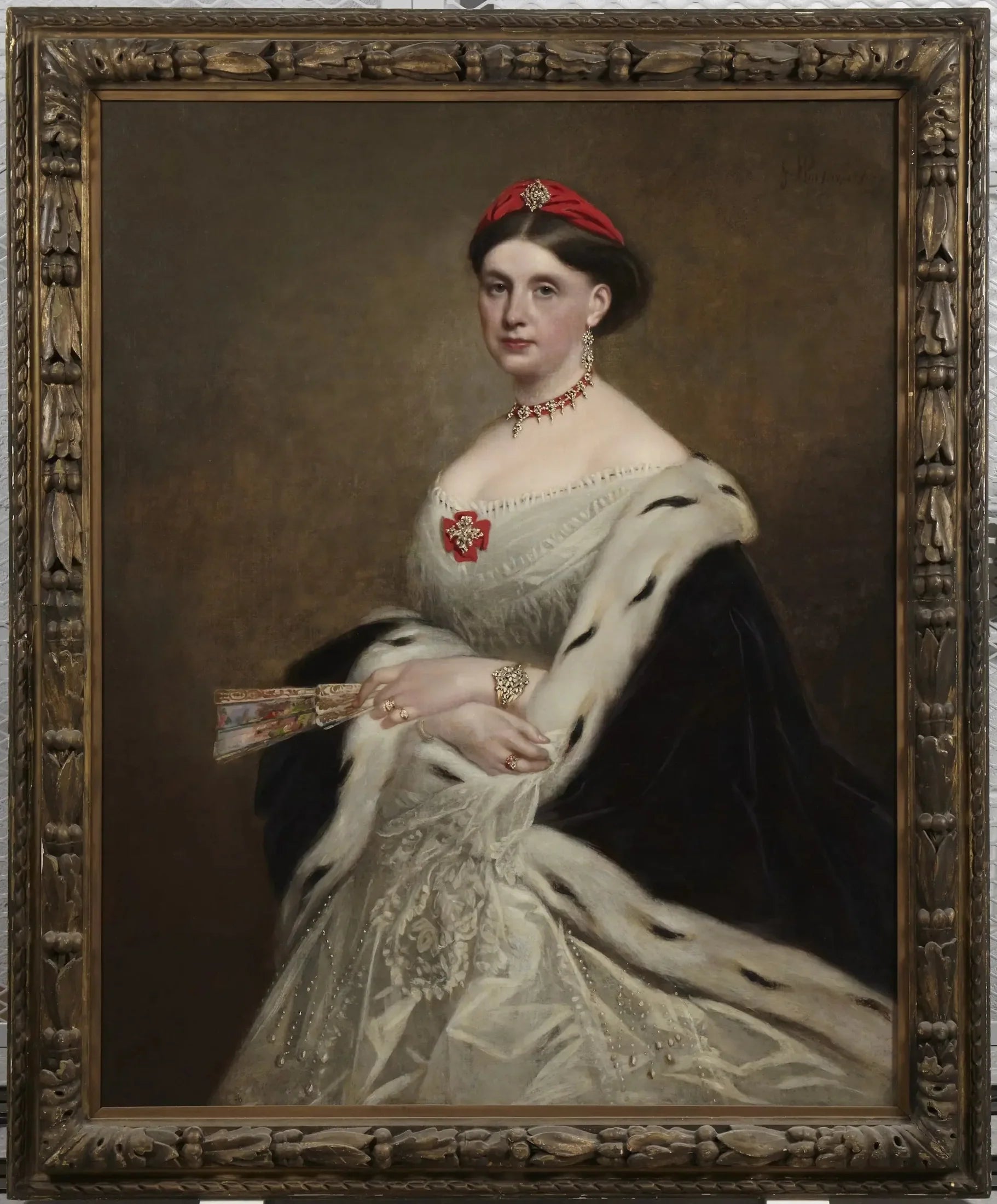 Louisa Hargreaves - Franz Xaver Winterhalter image 1 tableau peint à l’huile sur toile