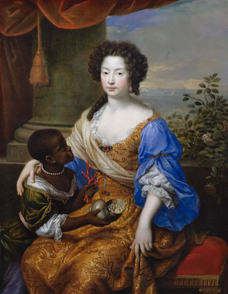Louise de Kéroualle, Duchess of Portsmouth with an unknown attendant - Pierre Mignard