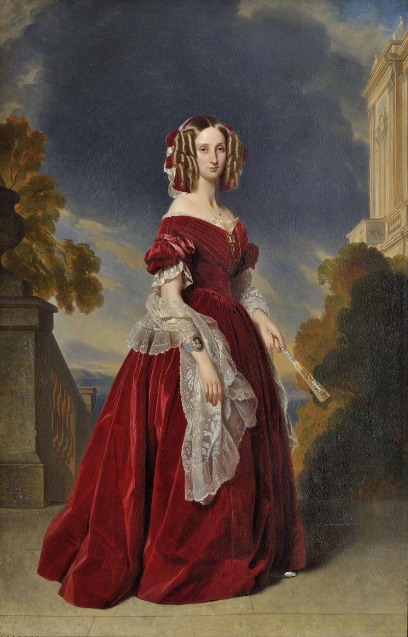 Louise d'Orléans, Queen of the Belgians (1812-1850) - Franz Xaver Winterhalter