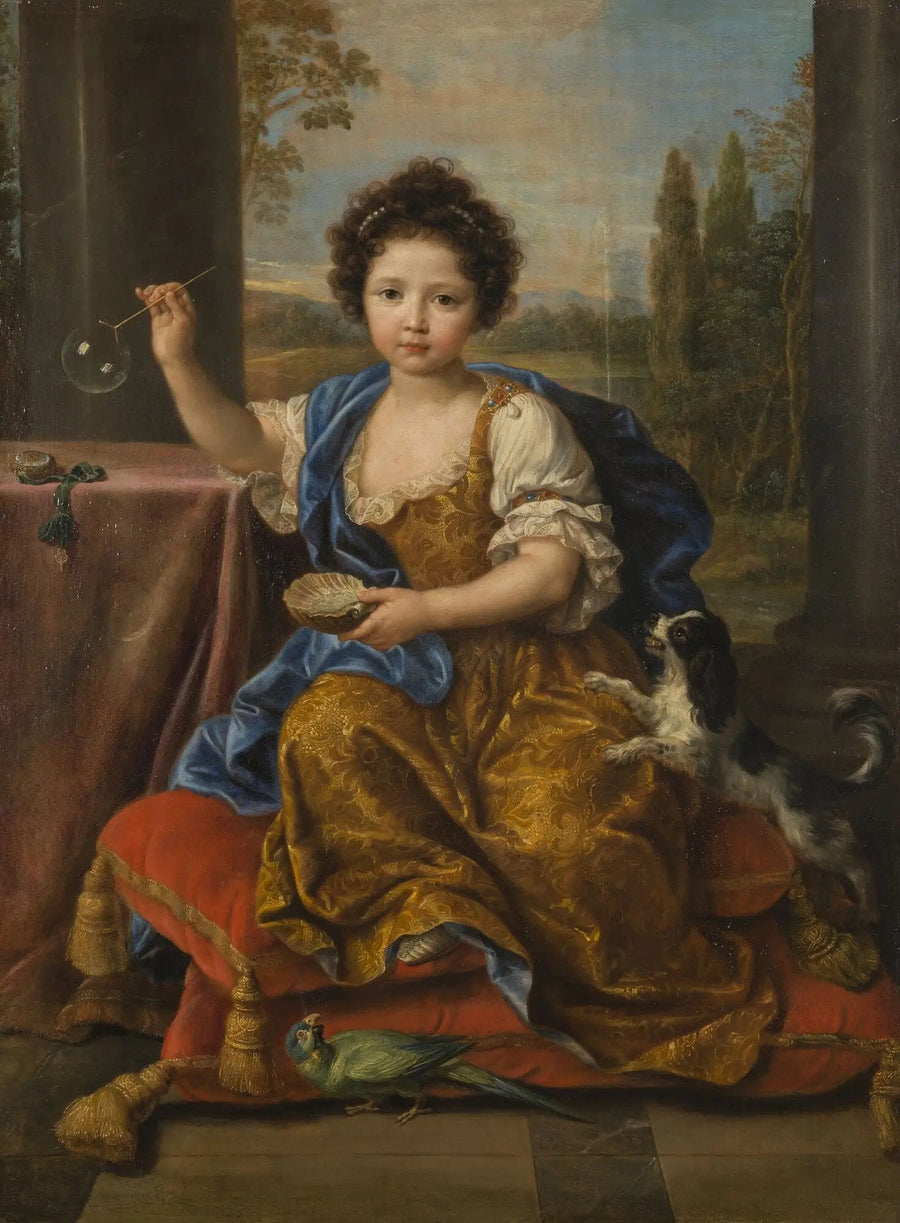 Louise-Marie de Bourbon, Duchess of Orléans, known as Mademoiselle de Tours - Pierre Mignard