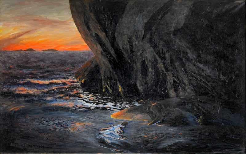 Otters - Bruno Liljefors