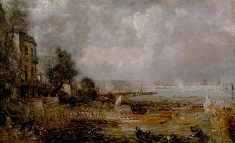 The opening of Waterloo Bridge - John Constable