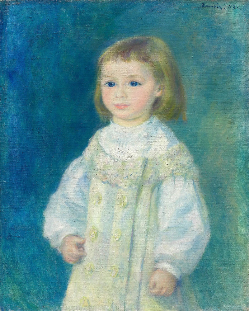 Lucie Berard (The Child in White) - Pierre-Auguste Renoir