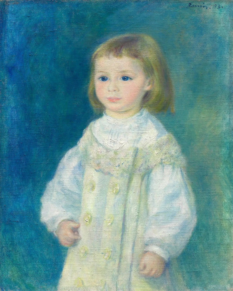 Lucie Berard (The Child in White) - Pierre-Auguste Renoir