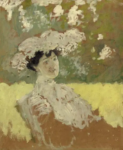 Lucie Hessel en capeline - Édouard Vuillard