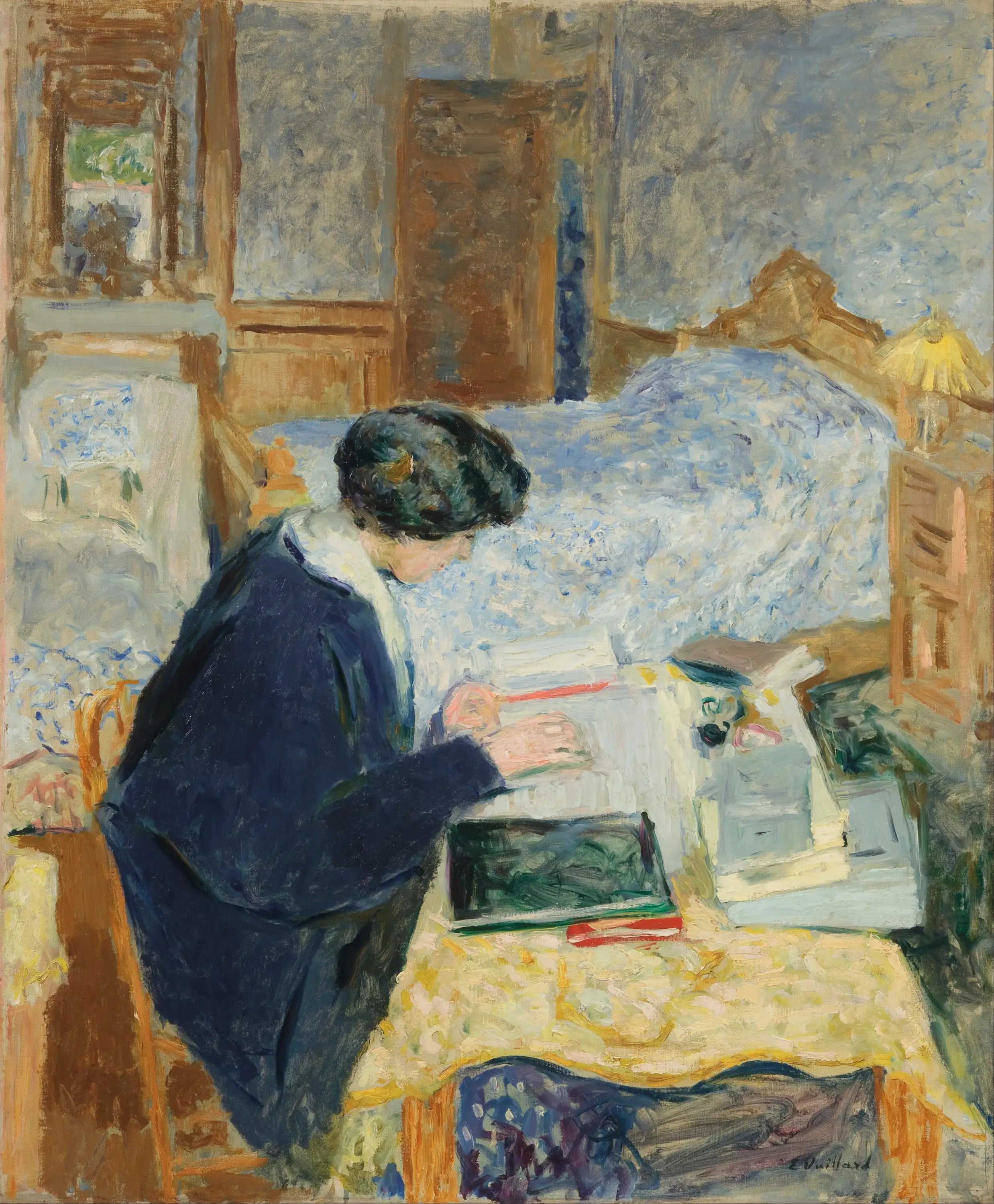 Lucy Hessel lisant - Édouard Vuillard - Alpha Reproduction