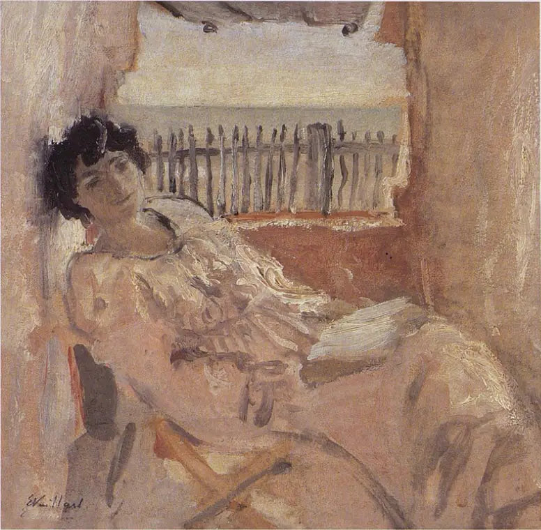 Lucy Hessel rêvant, au bord de la mer - Édouard Vuillard