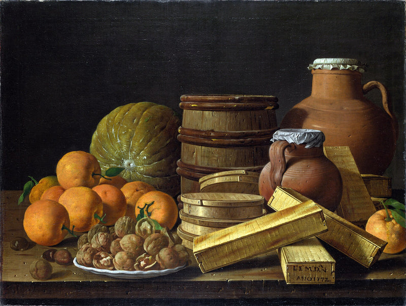 Nature morte avec oranges et noix - Luis Meléndez