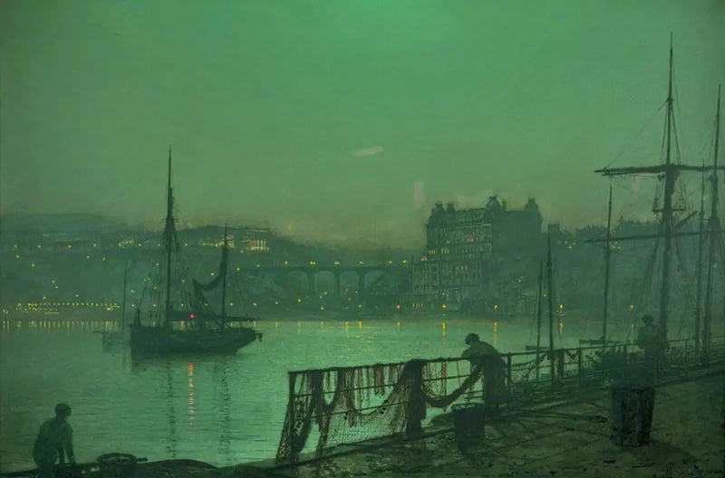 Scarborough Lights - John Atkinson Grimshaw