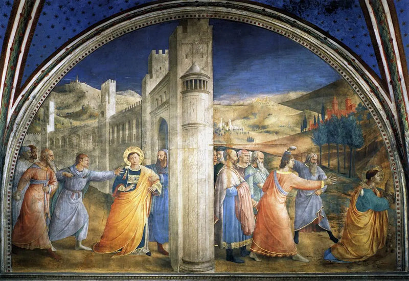 Wall window of the Nicoline chapel - Fra Angelico