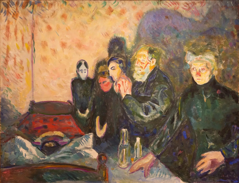 Struggle Against Death - Edvard Munch