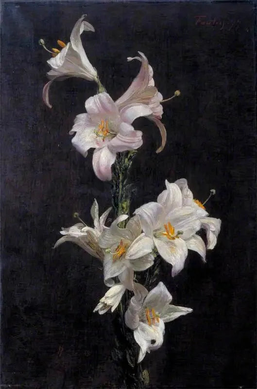 White Lilies - Henri Fantin-Latour