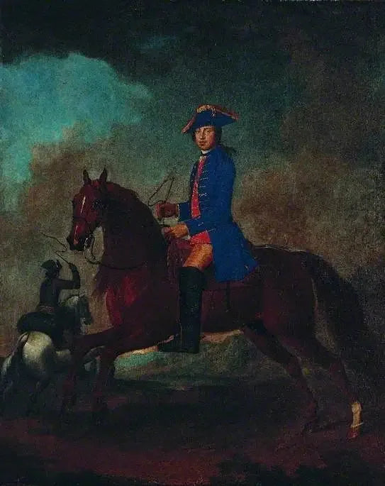 Mr. Dawson of Retford with his servant - George Stubbs