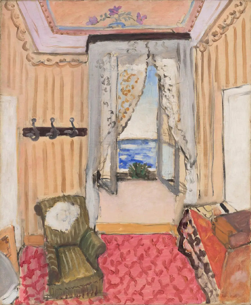My Room at the Beau-Rivage - Henri Matisse