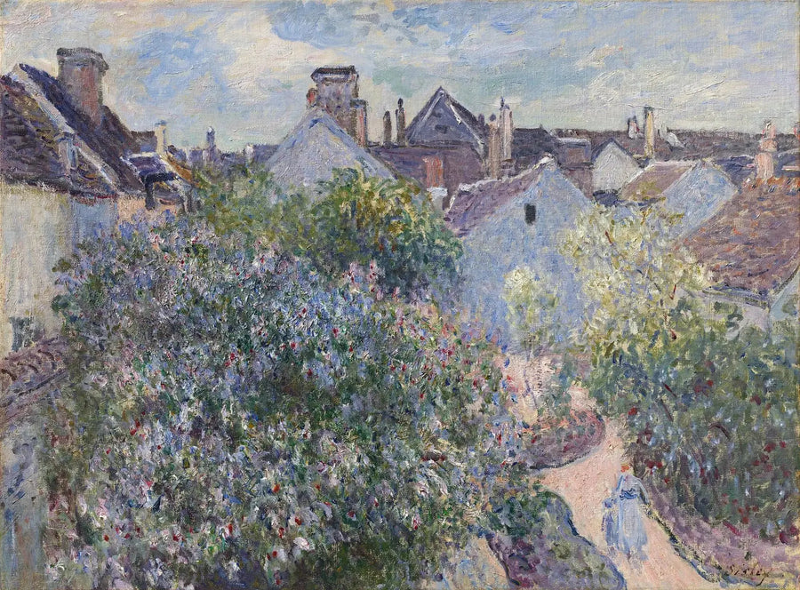 My House in Moret - Alfred Sisley