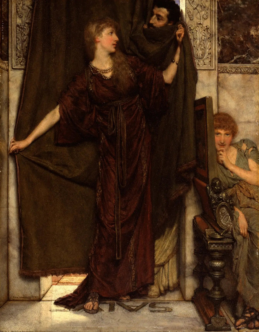 My sister is not here - Lawrence Alma-Tadema