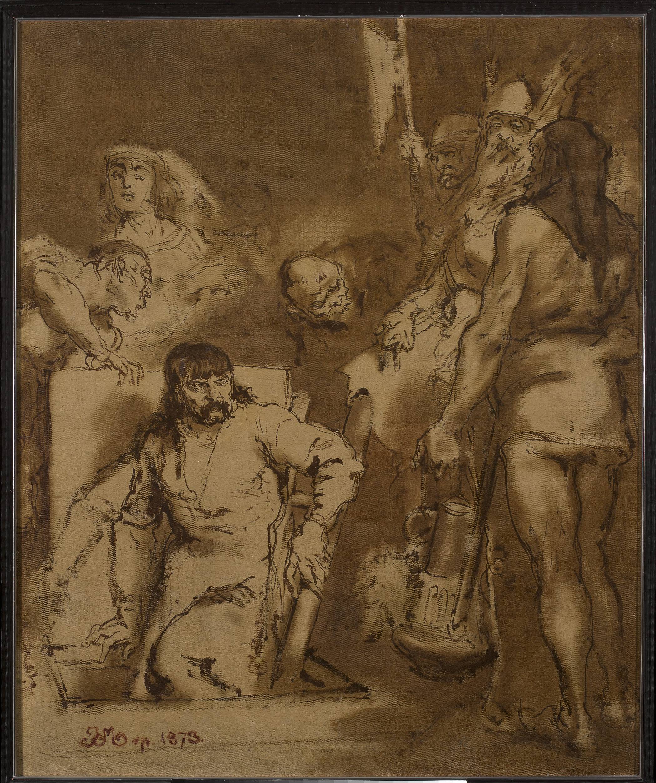 Maćko Borkowic, sketch - Jan Matejko