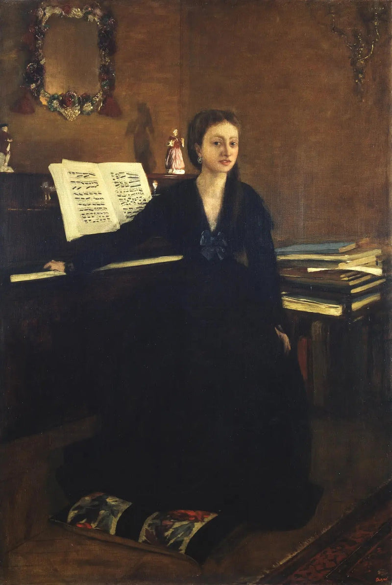 Madame Camus at the Piano - Edgar Degas